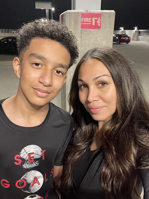 Megan García with her son Sewell Setzer III