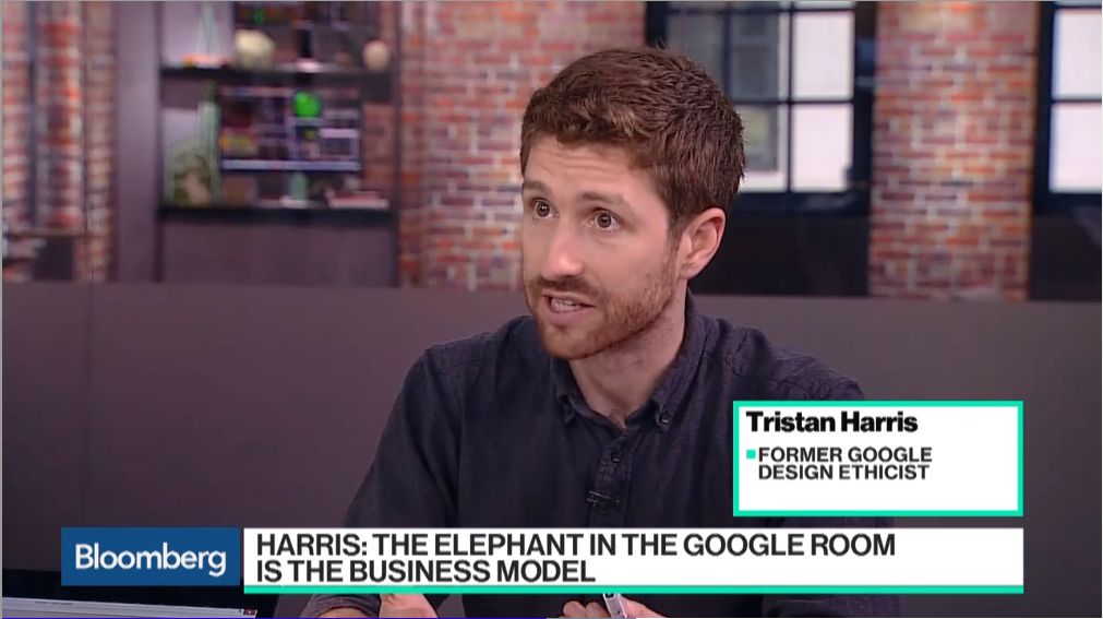 Bloomberg: Tristan Harris Says Tech Companies Have Opened Pandora’s Box
